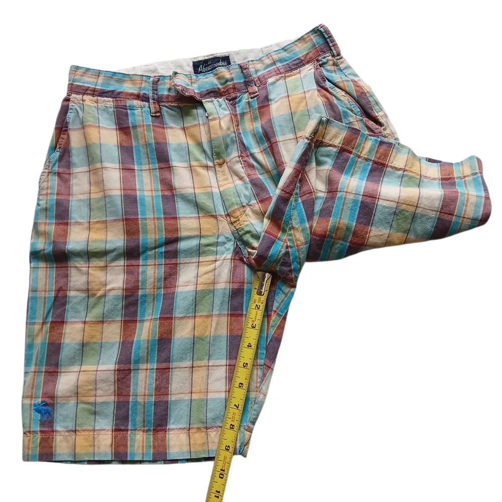 Abercrombie‎ & Fitch Multicolor Plaid Men's Shorts